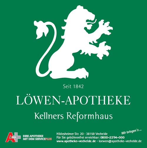 Die L�wen-Apotheke, Vechelde stellt sich vor. Informationen, Tipps und Anregungen rund um die Gesundheit, Medikamente, Notdienst, Impfungen, Reiseapotheke, Allergien, Kosmetik, Wellness, Blutdruck, Ern�hrung, Diabetes, ...