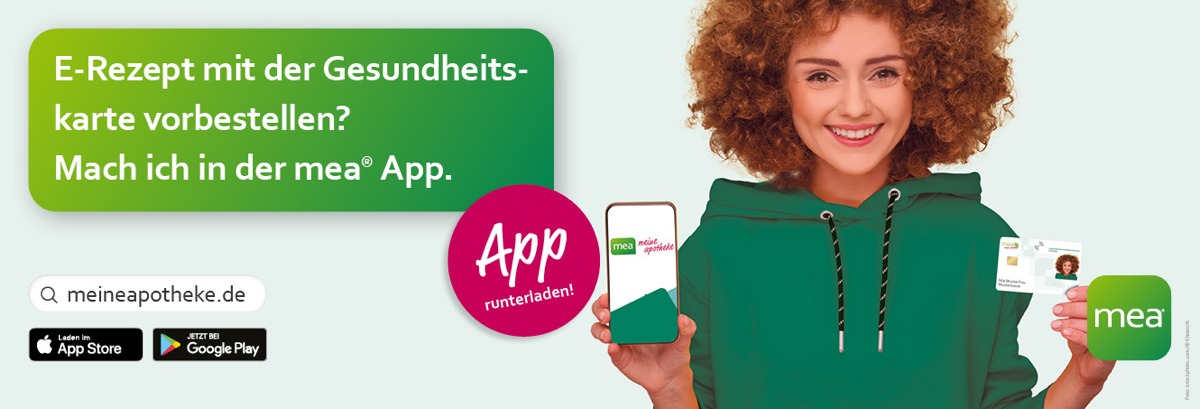 E-Rezepte mit Ihrer Gesundheitskarte in der mea App einlösen E-Rezepte mit Ihrer Gesundheitskarte in der mea App einlösen