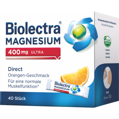 Biolectra Magnesium 400 mg Ultra Direct Orange