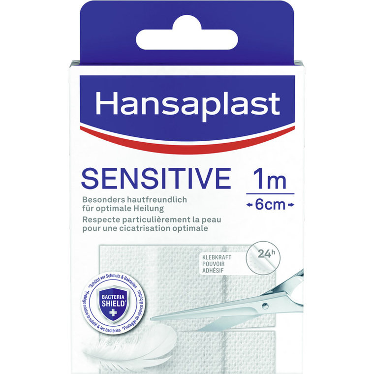 Hansaplast Sensitive 1 m × 6 cm