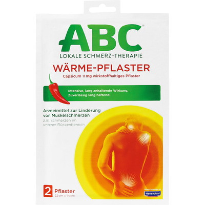 ABC Wärme-Pflaster Capsicum Hansaplast med 22 x 14 cm