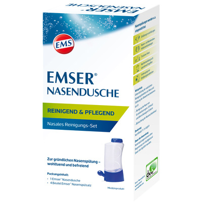 Emser Nasendusche mit 4 Beuteln Nasenspülsalz