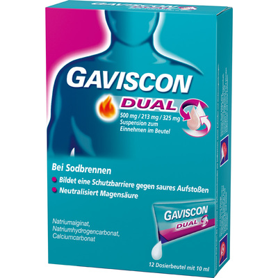 Gaviscon Dual 500 mg / 213 mg / 325 mg