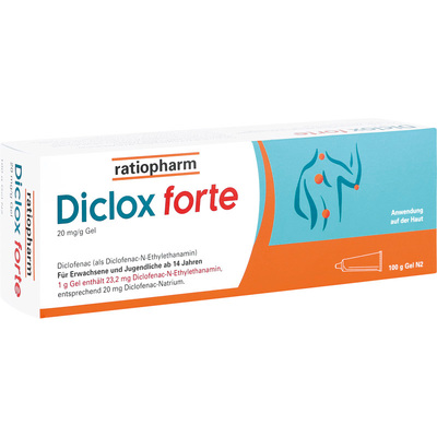 Diclox forte 20 mg/g Gel