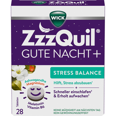 WICK ZzzQuil Gute Nacht+ Stress Balance