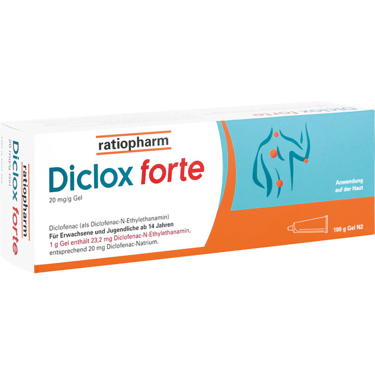Diclox forte 20 mg/g Gel