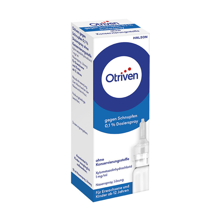 Otriven 0,1 % Dosierspray ohne Konservierungsstoffe