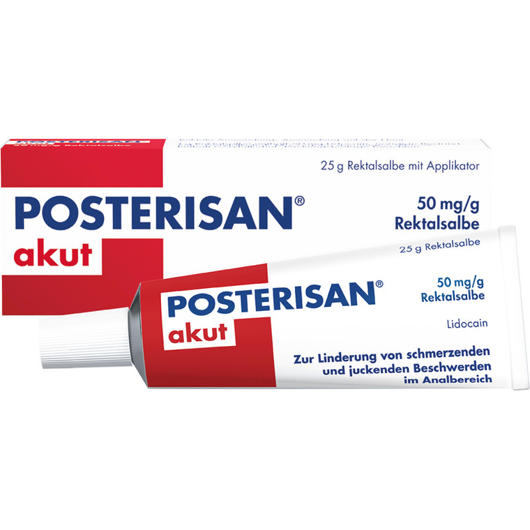 Posterisan akut 50 mg/g Rektalsalbe Posterisan akut 50 mg/g Rektalsalbe