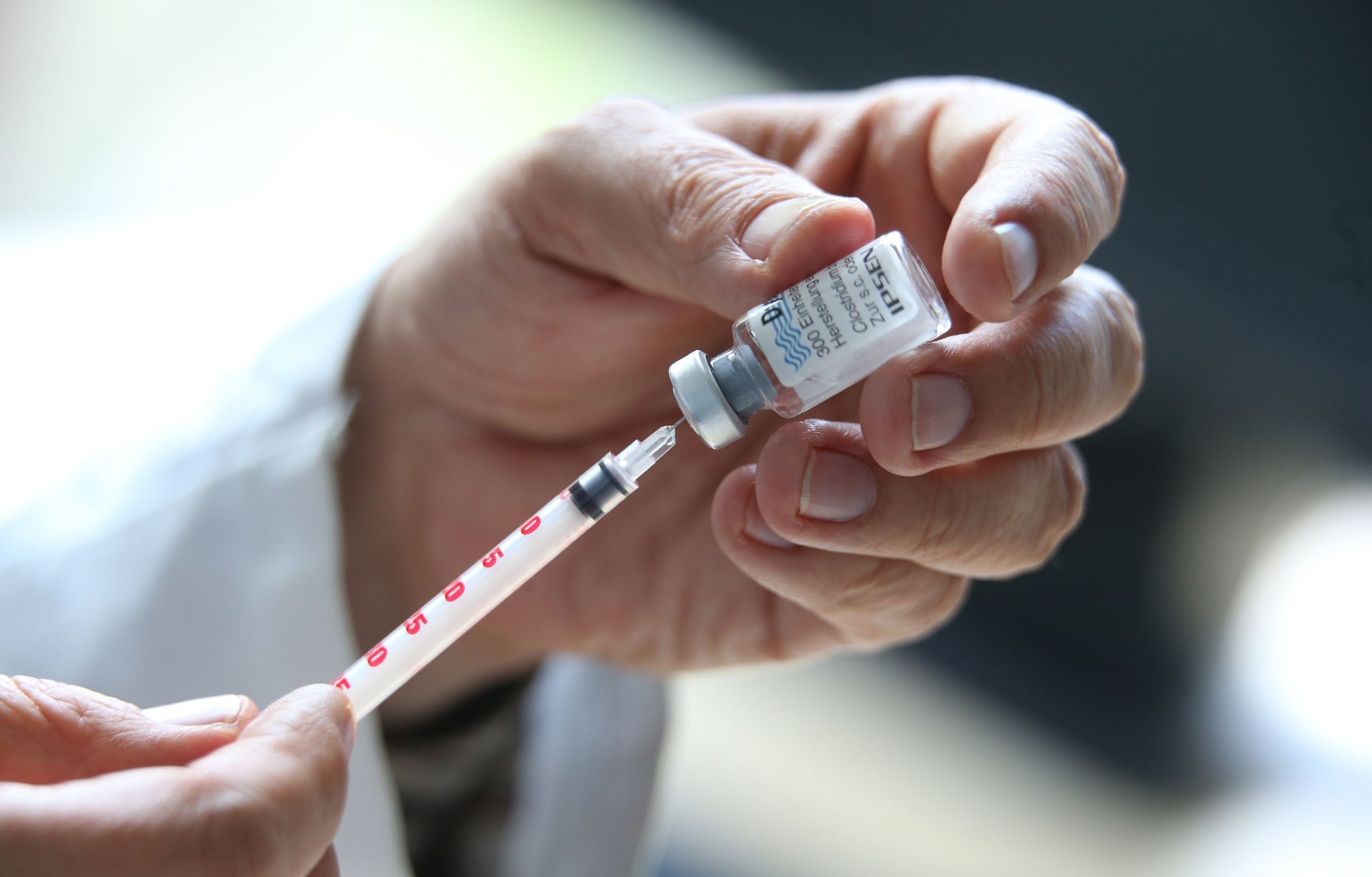 Medizinische Behandlung mit Botox