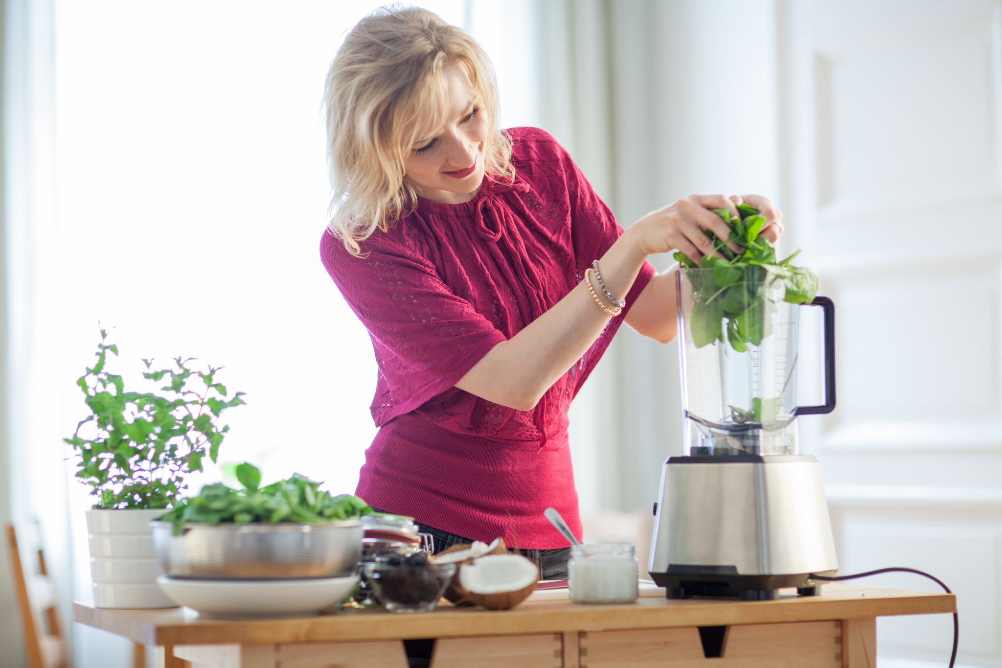 Zubereitung von Smoothies