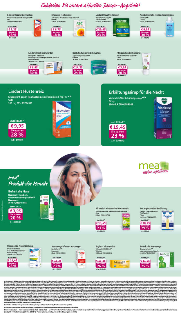 meine apotheke Flyer