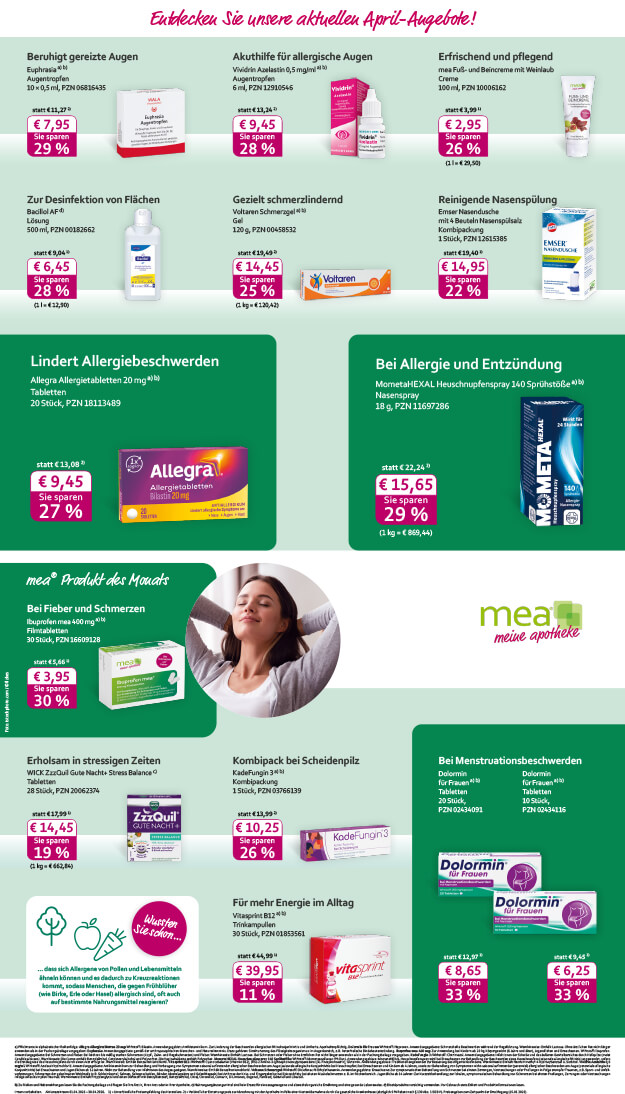 meine apotheke Flyer