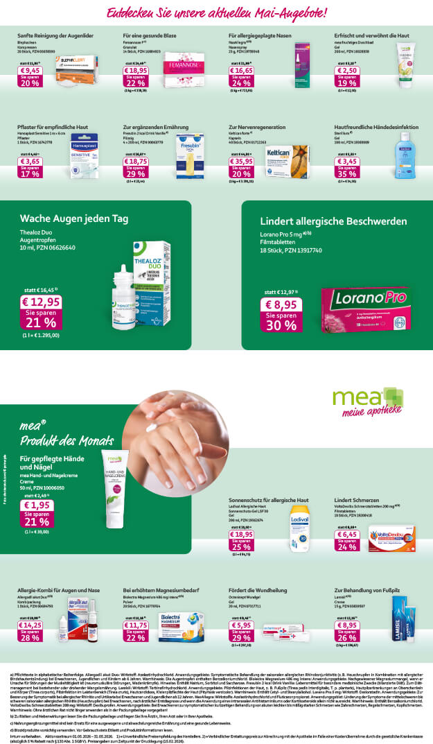 meine apotheke Flyer