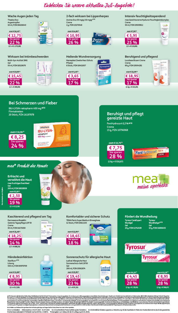 meine apotheke Flyer