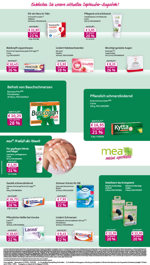 meine apotheke Flyer