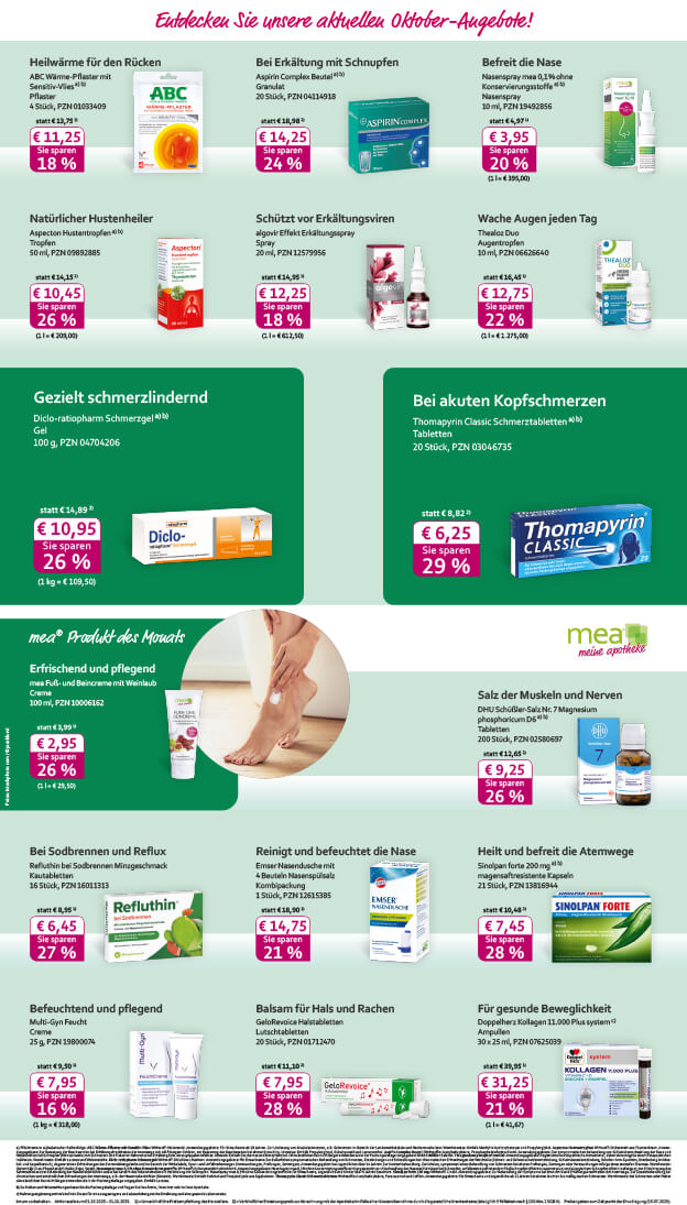 meine apotheke Flyer